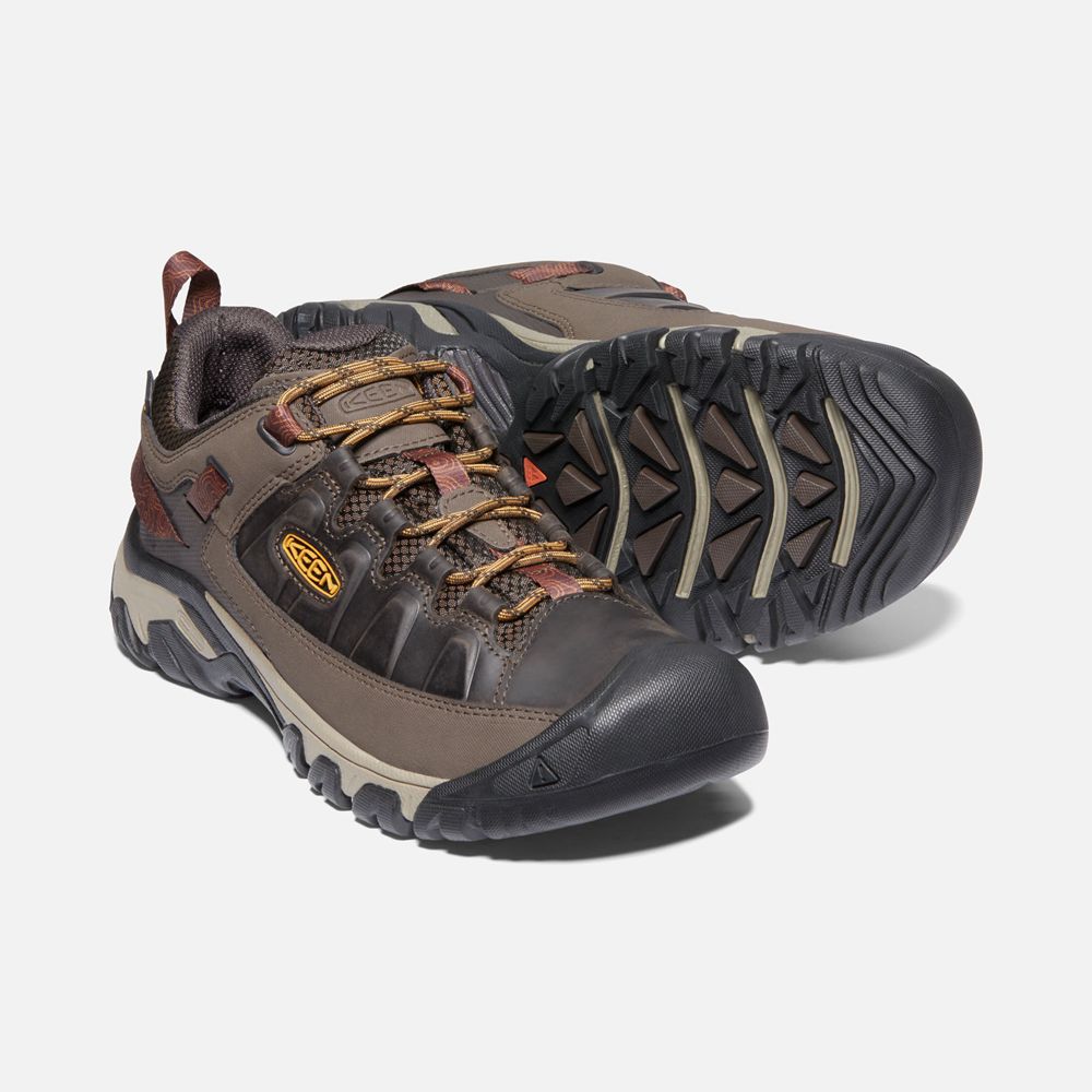 Keen Vandringsskor Herr Bruna/Orange - Targhee Iii Waterproof - 720639PAR